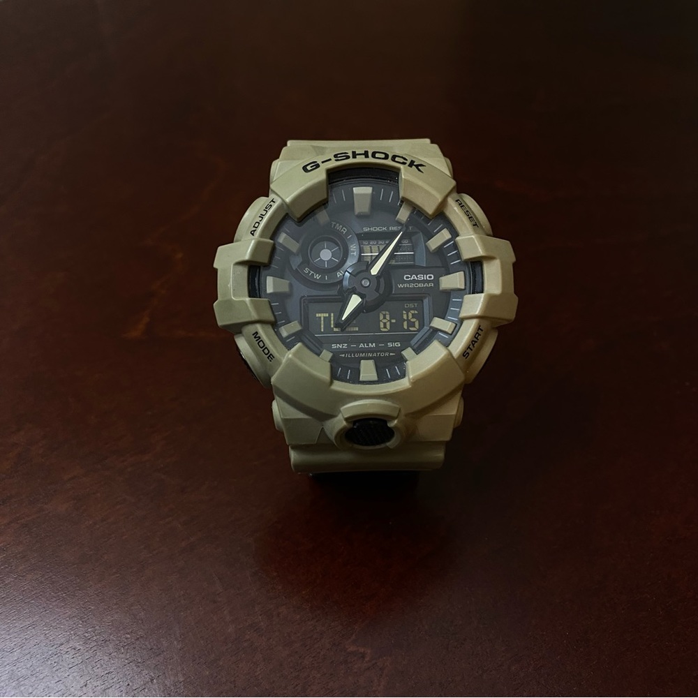 Casio G-Shock Watch Desert Tan